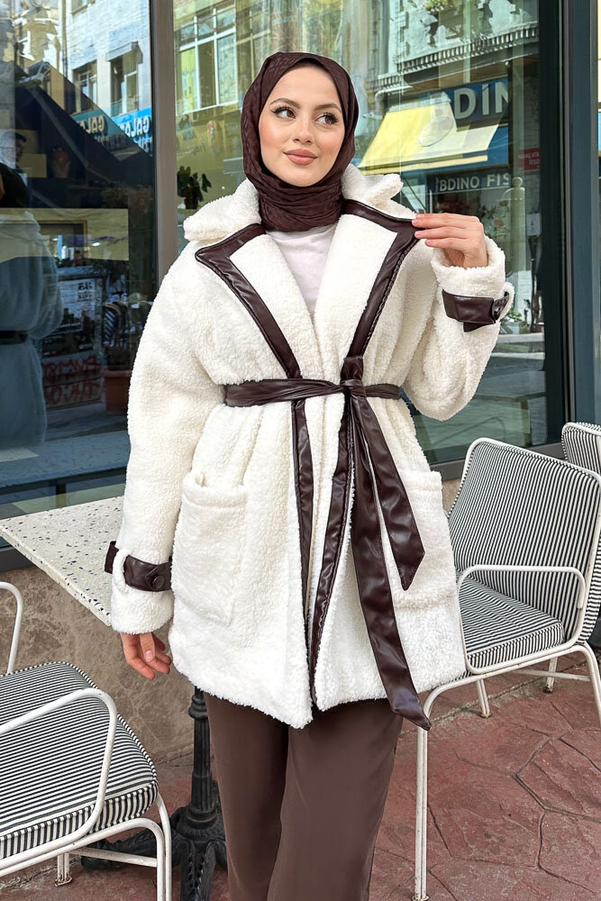 Deri Garnili Velsoft Mont - Kahverengi - HENZA (4)