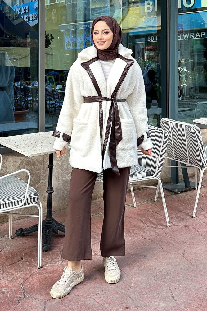 Deri Garnili Velsoft Mont - Kahverengi - HENZA (2)