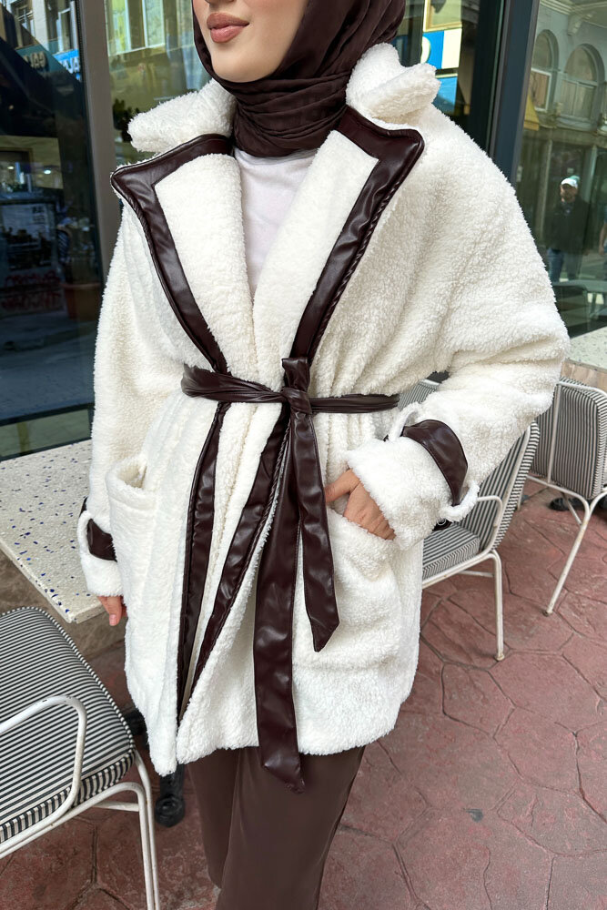 Deri Garnili Velsoft Mont - Kahverengi - HENZA (3)