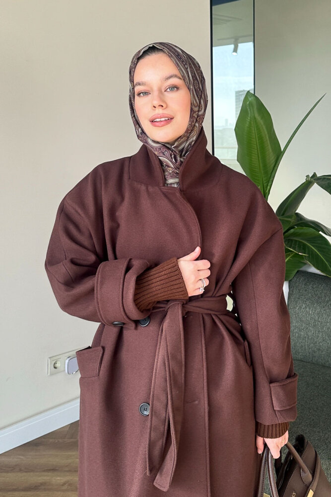 DualArm Kolu Triko Kaban - Acı Kahve - 12