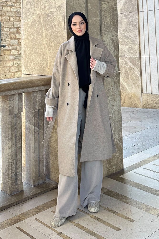 DualArm Kolu Triko Kaban - Bej - 1