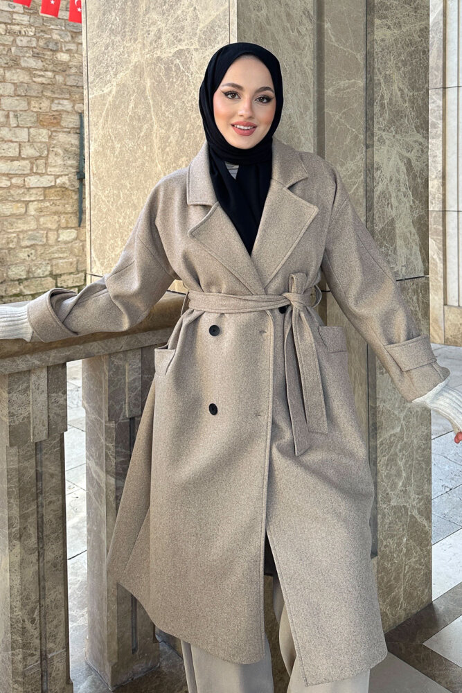 DualArm Kolu Triko Kaban - Bej - 6