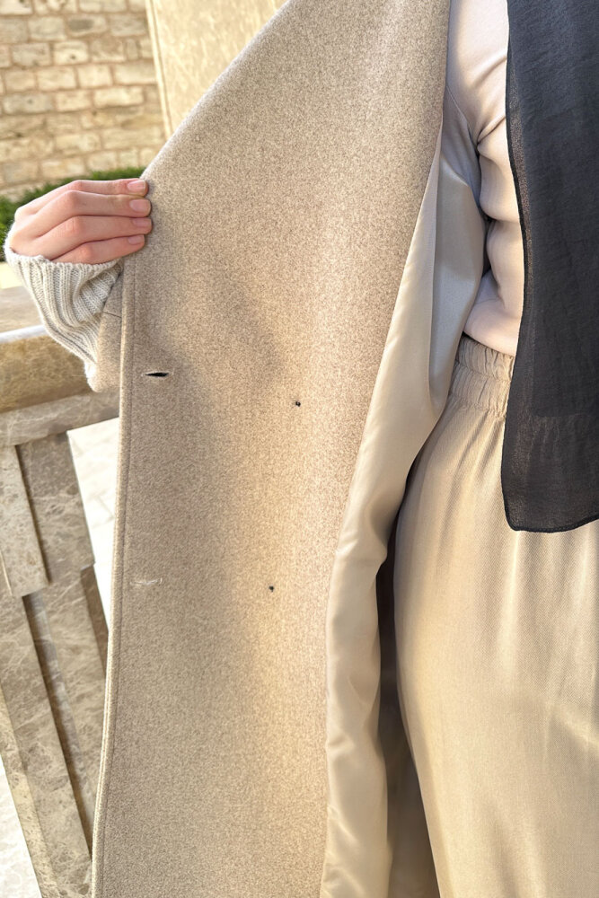 DualArm Kolu Triko Kaban - Bej - 7