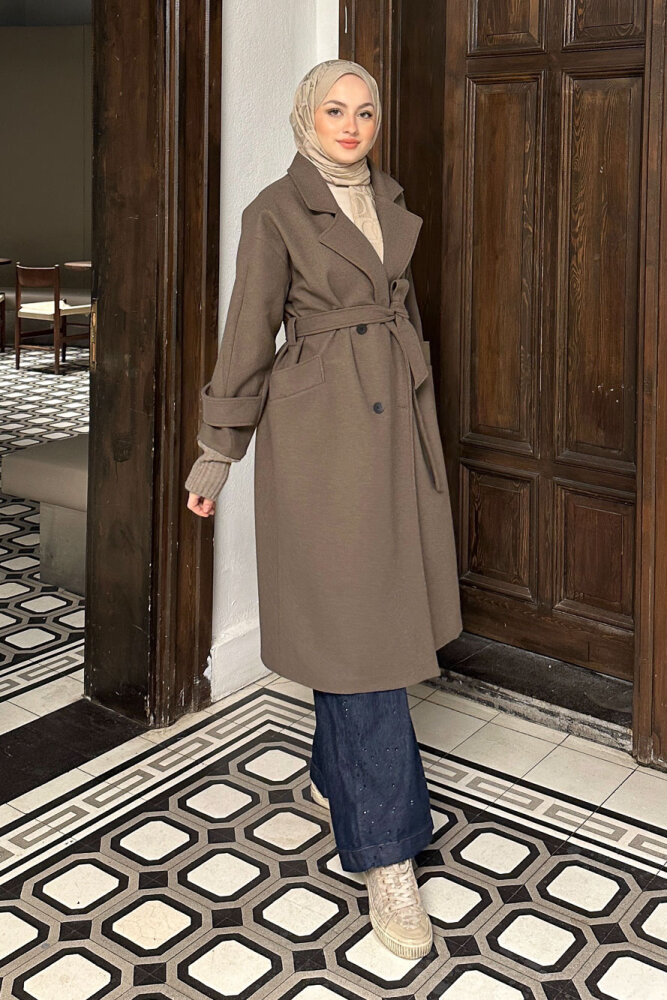 DualArm Kolu Triko Kaban - Kahverengi - 4