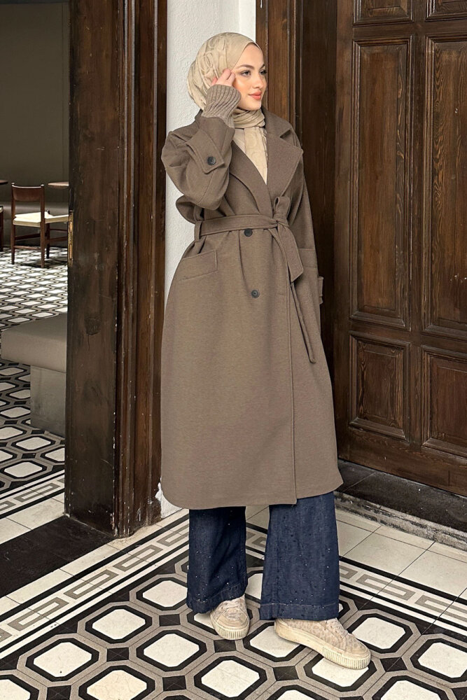 DualArm Kolu Triko Kaban - Kahverengi - 6