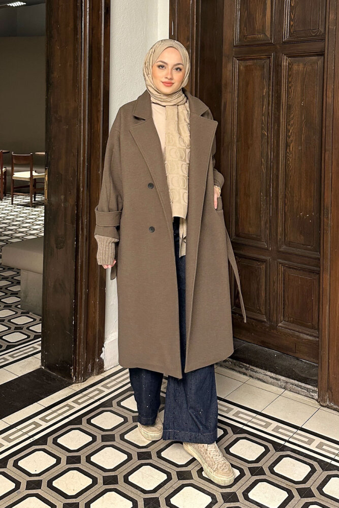 DualArm Kolu Triko Kaban - Kahverengi - 8