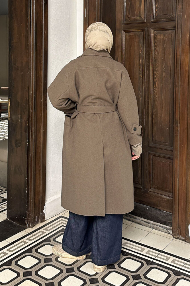 DualArm Kolu Triko Kaban - Kahverengi - 5