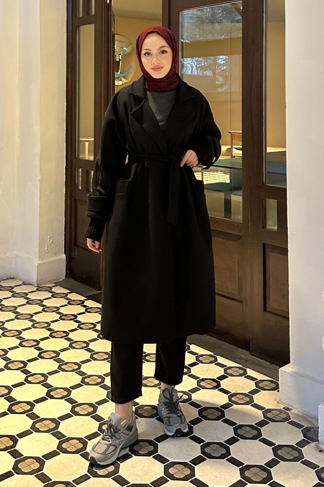 DualArm Kolu Triko Kaban - Siyah - 1