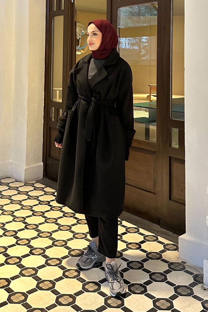 DualArm Kolu Triko Kaban - Siyah - ALLMİSS (1)