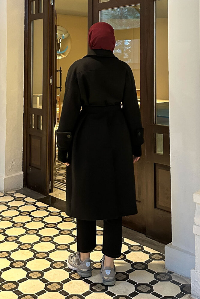 DualArm Kolu Triko Kaban - Siyah - 3