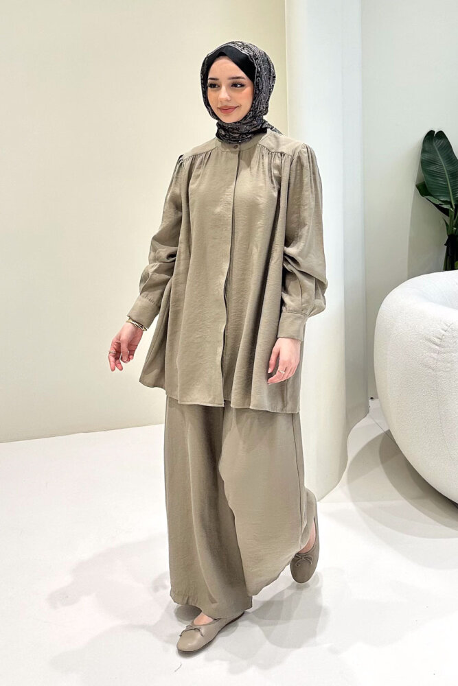 Elettra Pantolon Takım - Vizon - LİNE (3)