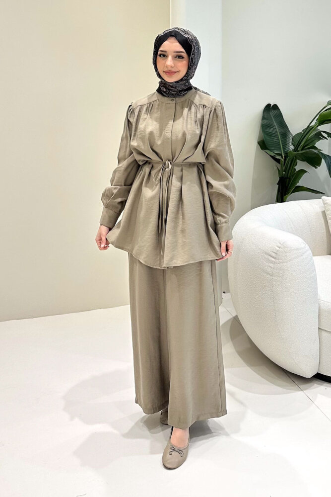 Elettra Pantolon Takım - Vizon - LİNE (0)