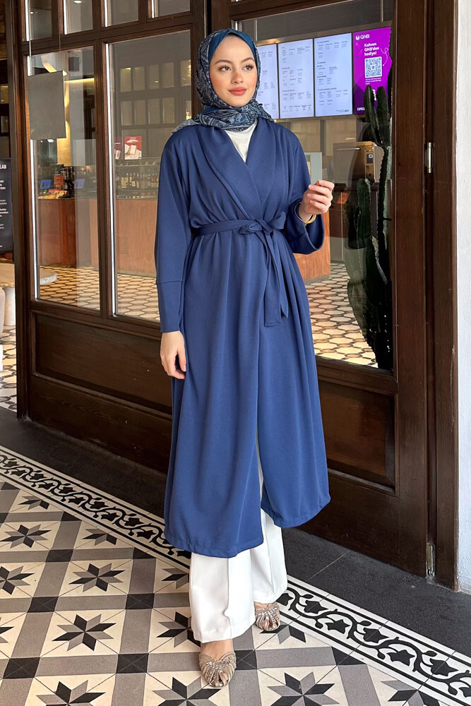 Emily Krep Kap - Lacivert - ENMA (2)