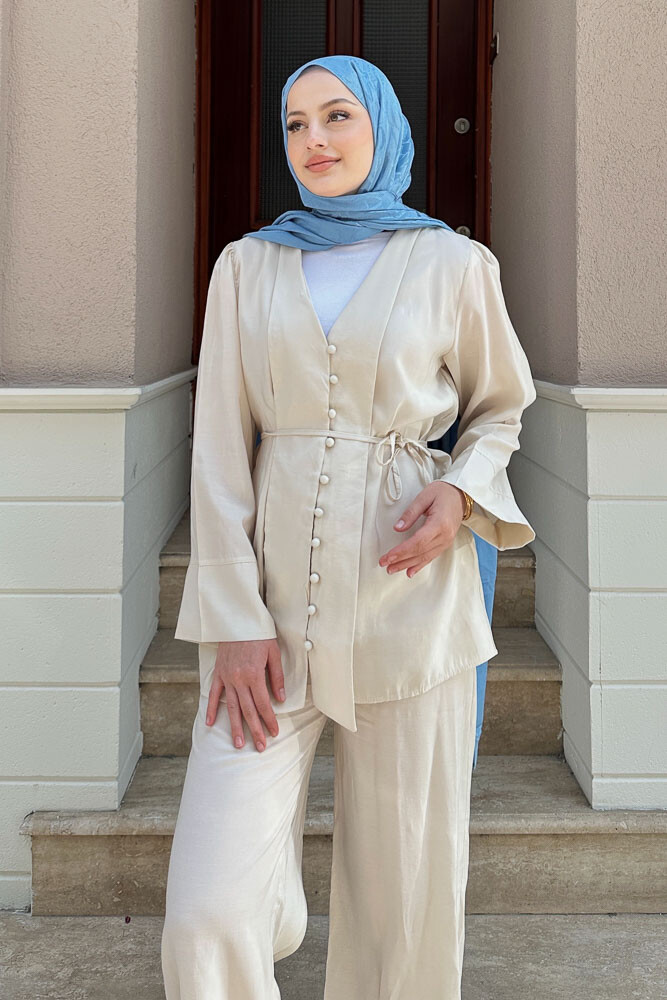 Fa Mulan Takım - Bej - 3