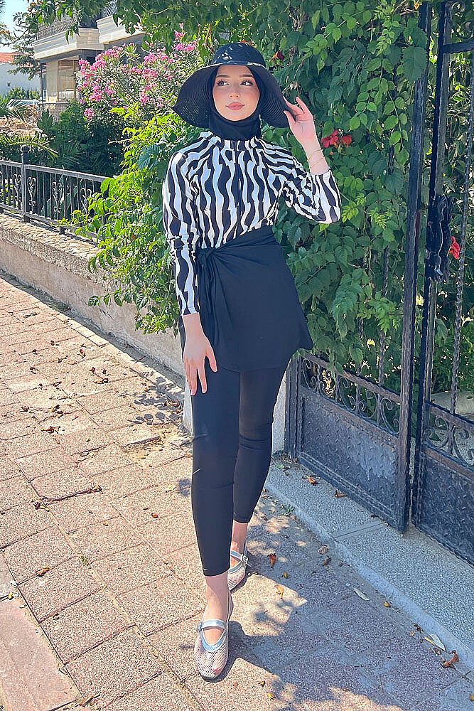 Fermuarlı Haşema Mayo - Zebra - QUB (3)