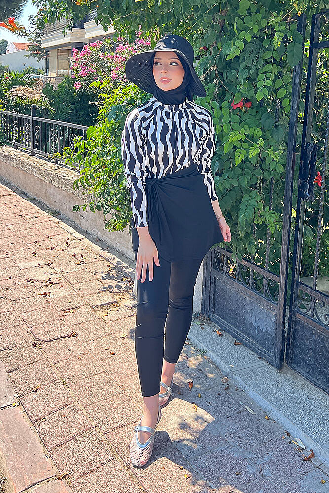 Fermuarlı Haşema Mayo - Zebra - QUB (4)