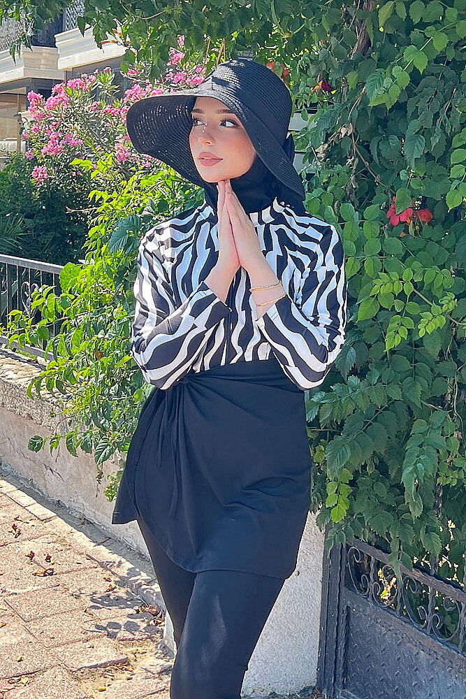 Fermuarlı Haşema Mayo - Zebra - QUB (1)