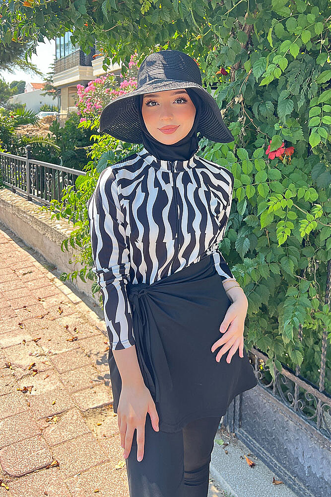 Fermuarlı Haşema Mayo - Zebra - QUB (5)