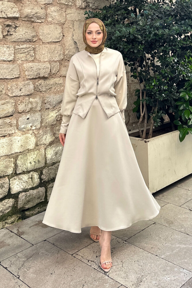 Forté Etekli Scuba Takım - Bej - LİNE (0)