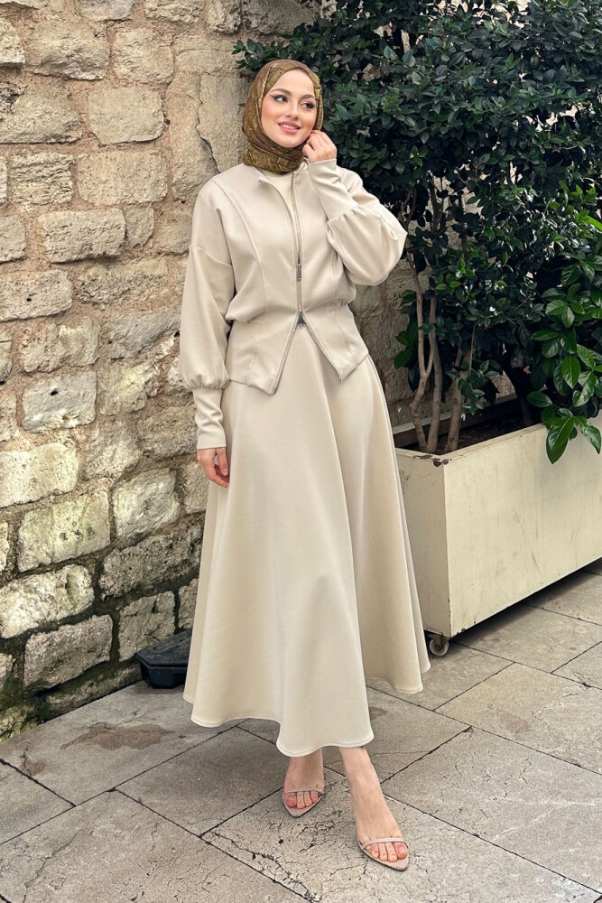 Forté Etekli Scuba Takım - Bej - 5