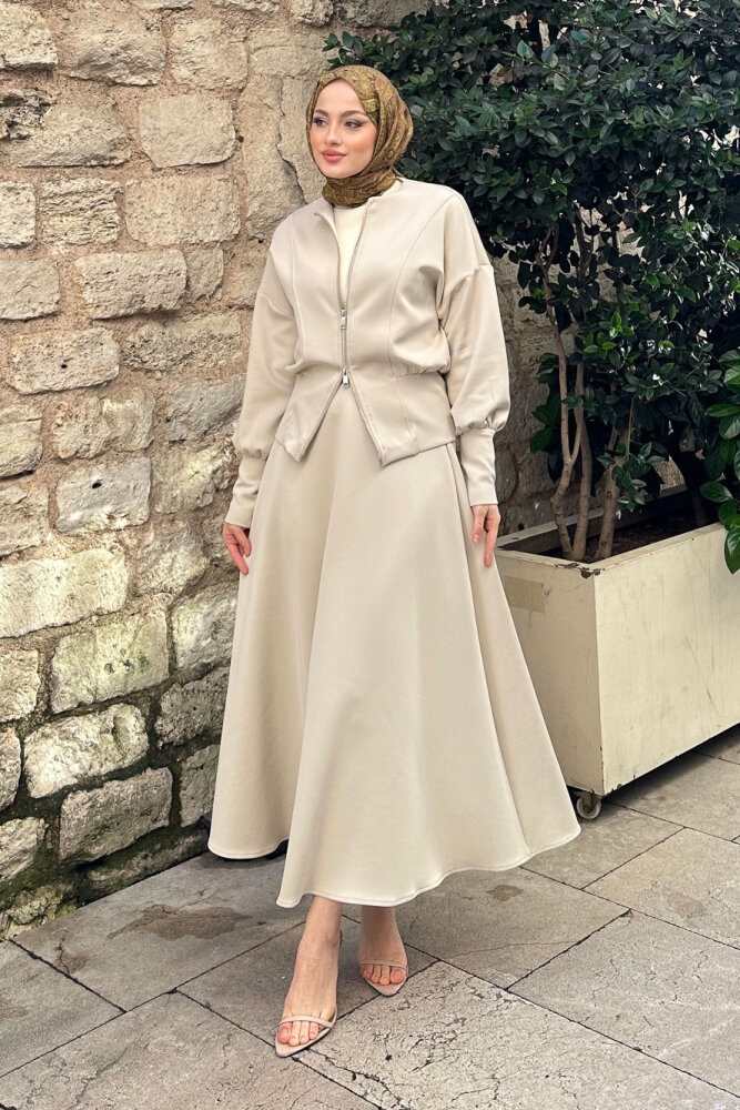 Forté Etekli Scuba Takım - Bej - 4