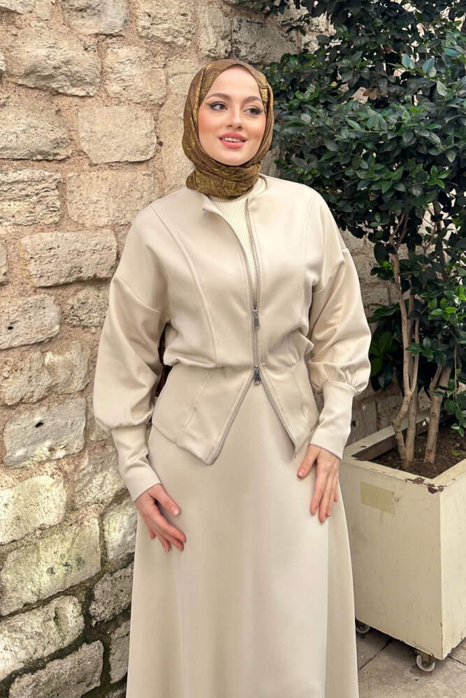 Forté Etekli Scuba Takım - Bej - LİNE (5)