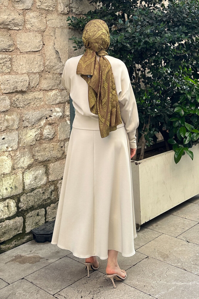 Forté Etekli Scuba Takım - Bej - 7