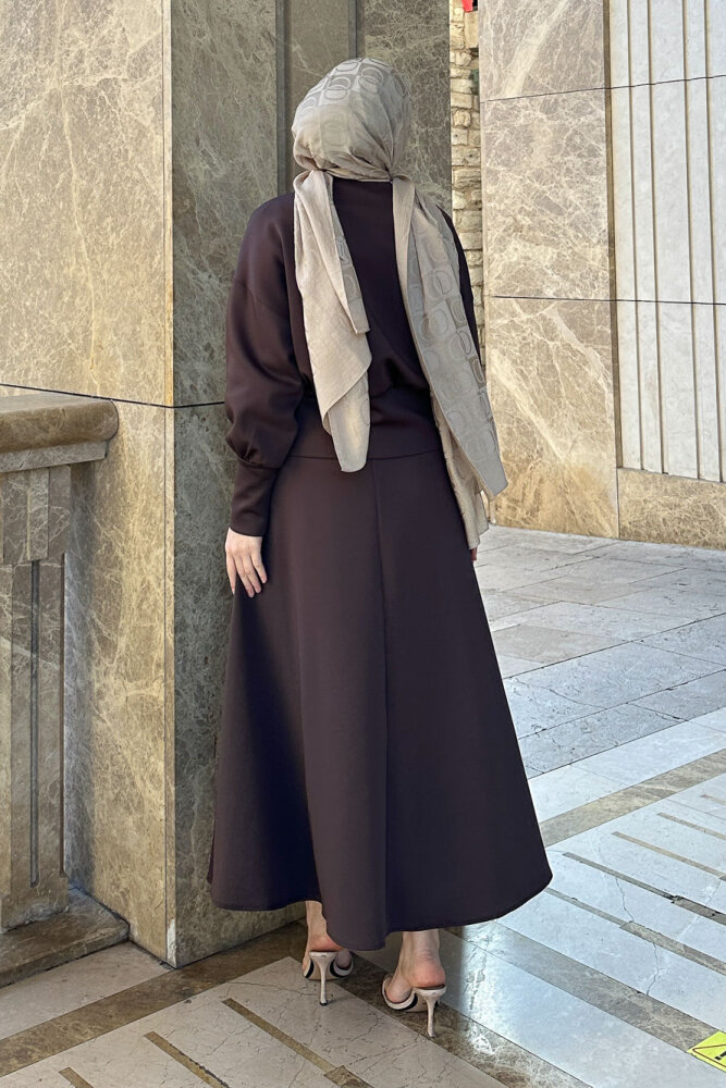 Forté Etekli Scuba Takım - Kahverengi - 8