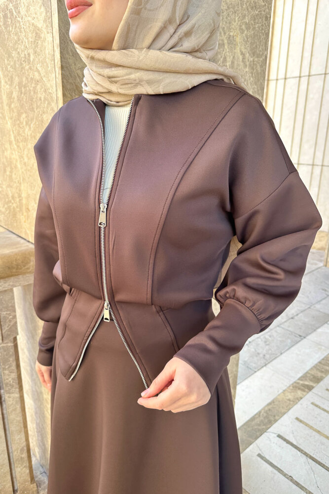 Forté Etekli Scuba Takım - Kahverengi - 4