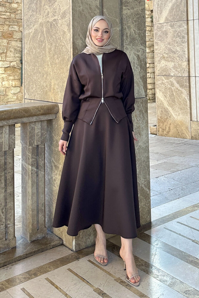 Forté Etekli Scuba Takım - Kahverengi - 6