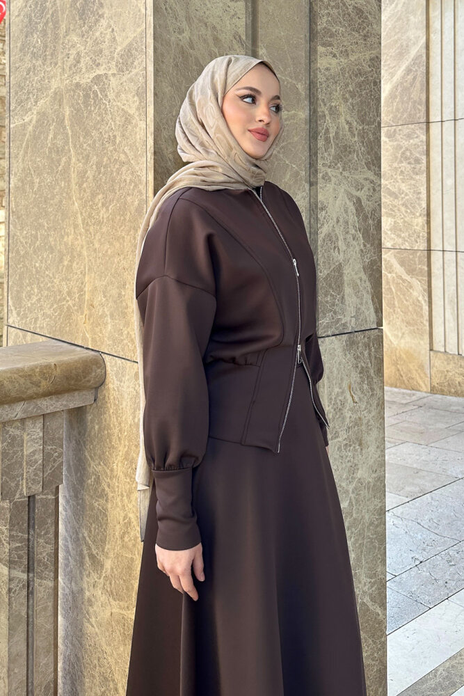 Forté Etekli Scuba Takım - Kahverengi - 7