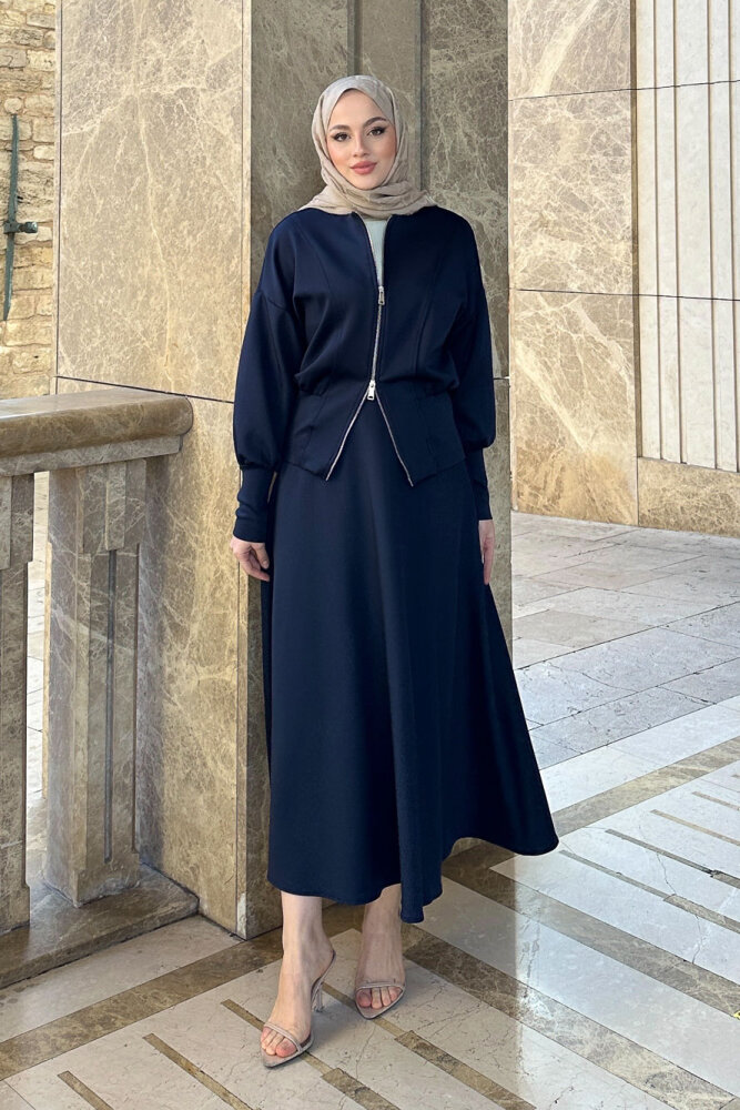 Forté Etekli Scuba Takım - Lacivert - LİNE (3)