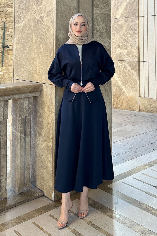 Forté Etekli Scuba Takım - Lacivert - LİNE (5)