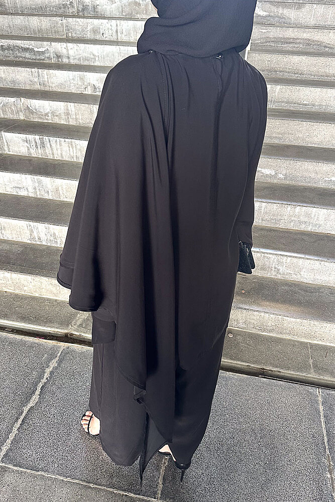 Freya Şal Detaylı Pantolon Takım - Siyah - 8