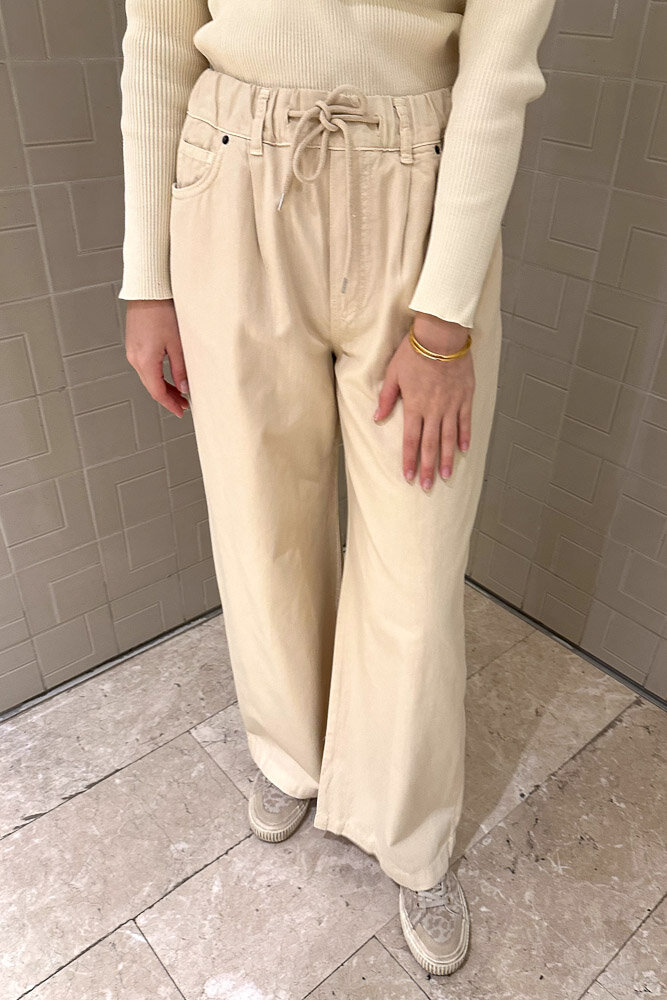 Gabardin Bol Paça Jean - Bej - 3