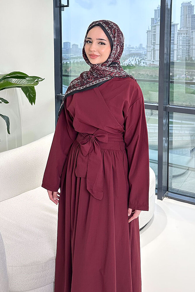 Grace Bolero Etekli Takım - Bordo - 2