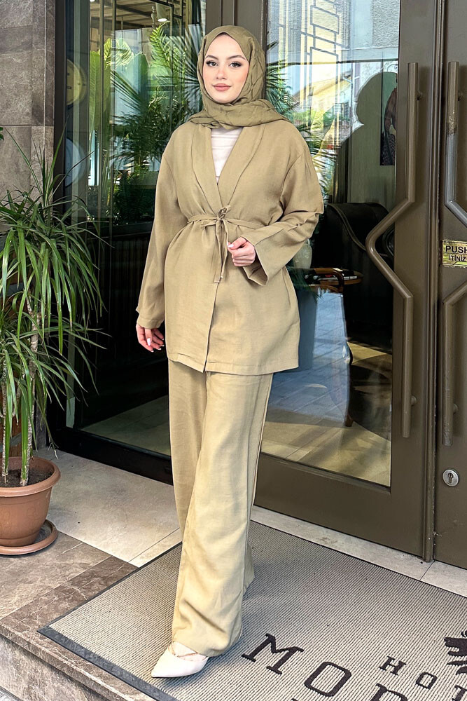 Jill Kimono Takım - Haki - 4