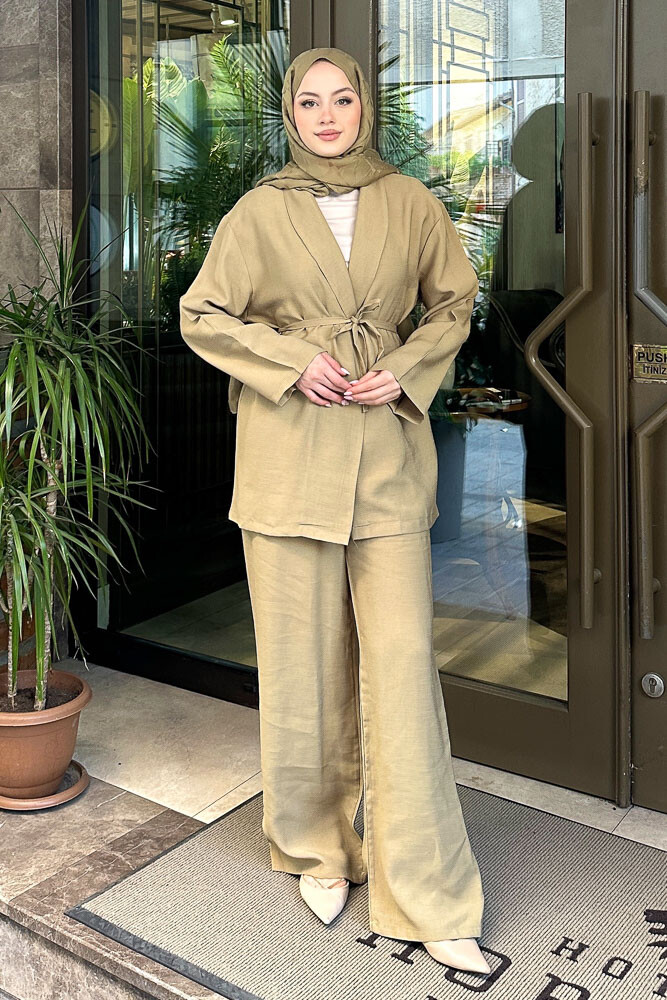 Jill Kimono Takım - Haki - 7