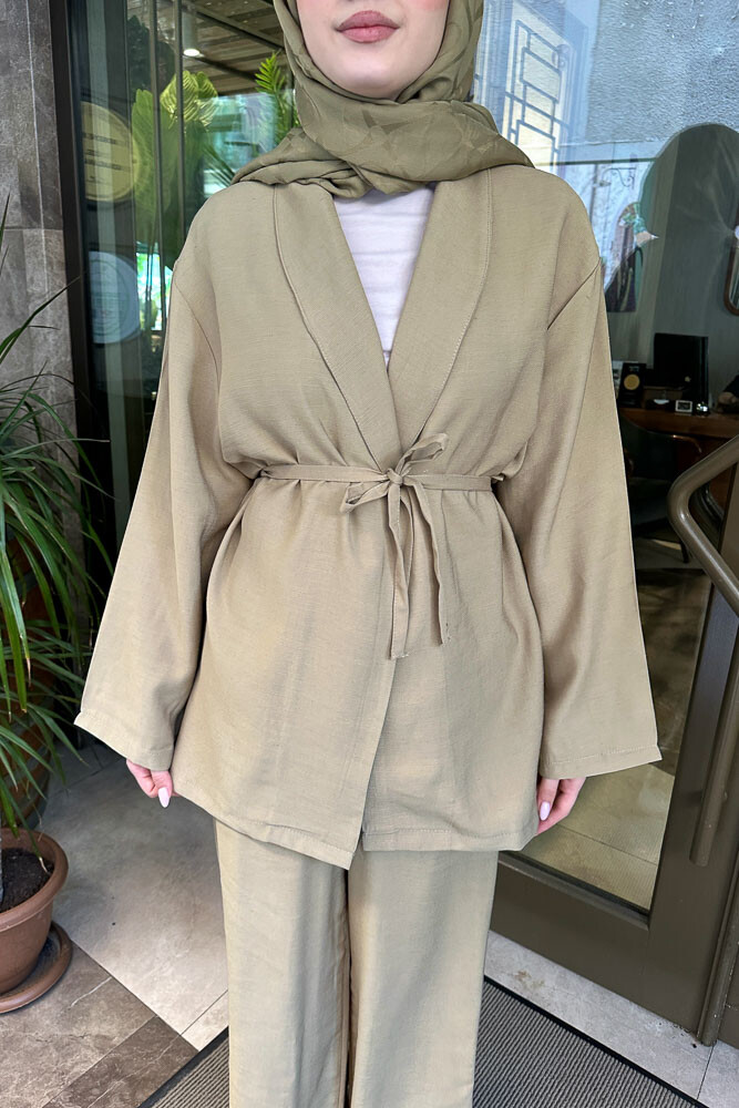 Jill Kimono Takım - Haki - 6