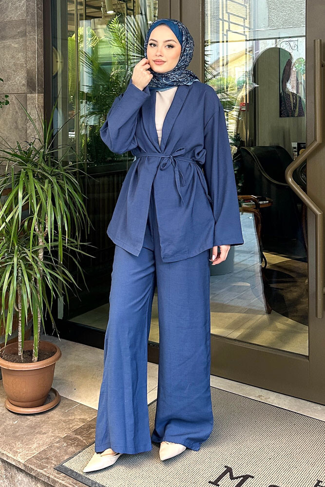 Jill Kimono Takım - Lacivert 