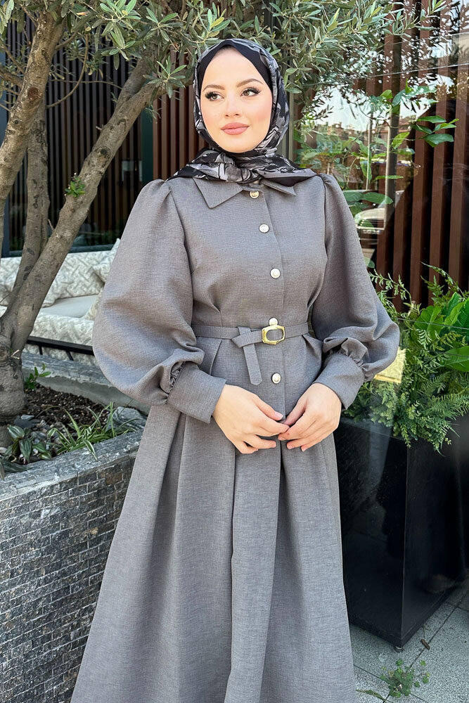 Kael Kemerli Etekli Takım - Antrasit - LİNE (1)