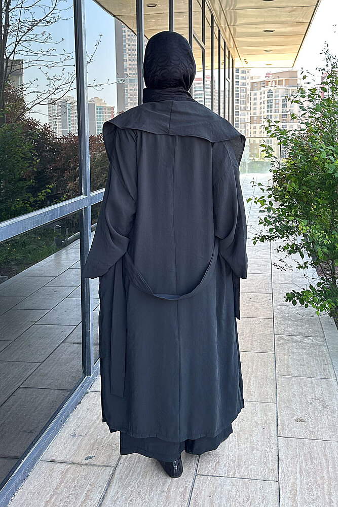 Kimono Pantolon Takım - Siyah - ALLMİSS (5)