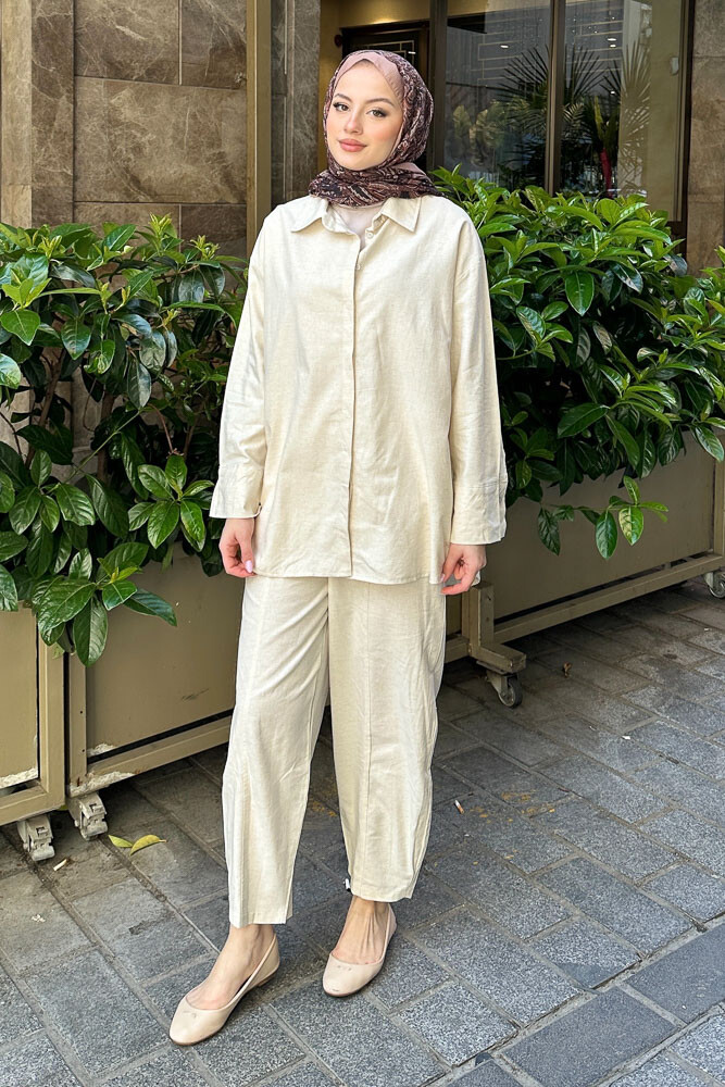 Kit Casey Rahat Takım - Bej - 4