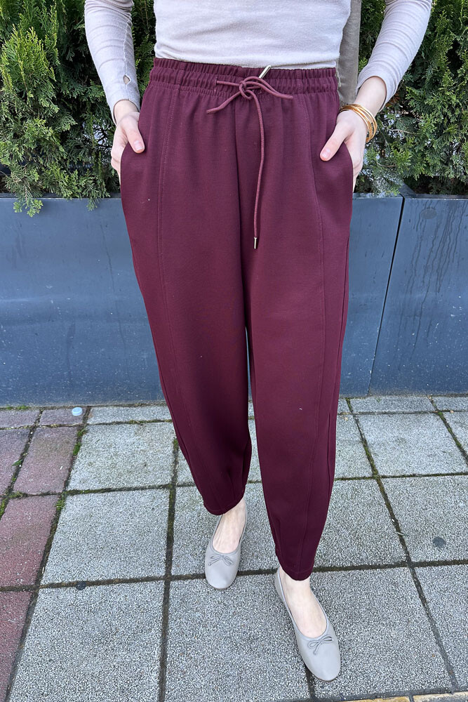 Konik Pantolon - Bordo - İKOL (2)