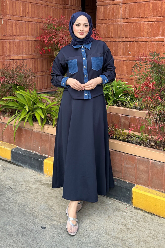 Kot Garnili Scuba Takım - Lacivert - 7