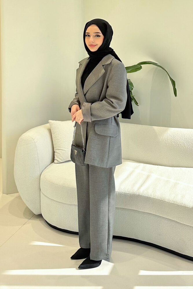 Lior Pantolon Takım - Antrasit - 4