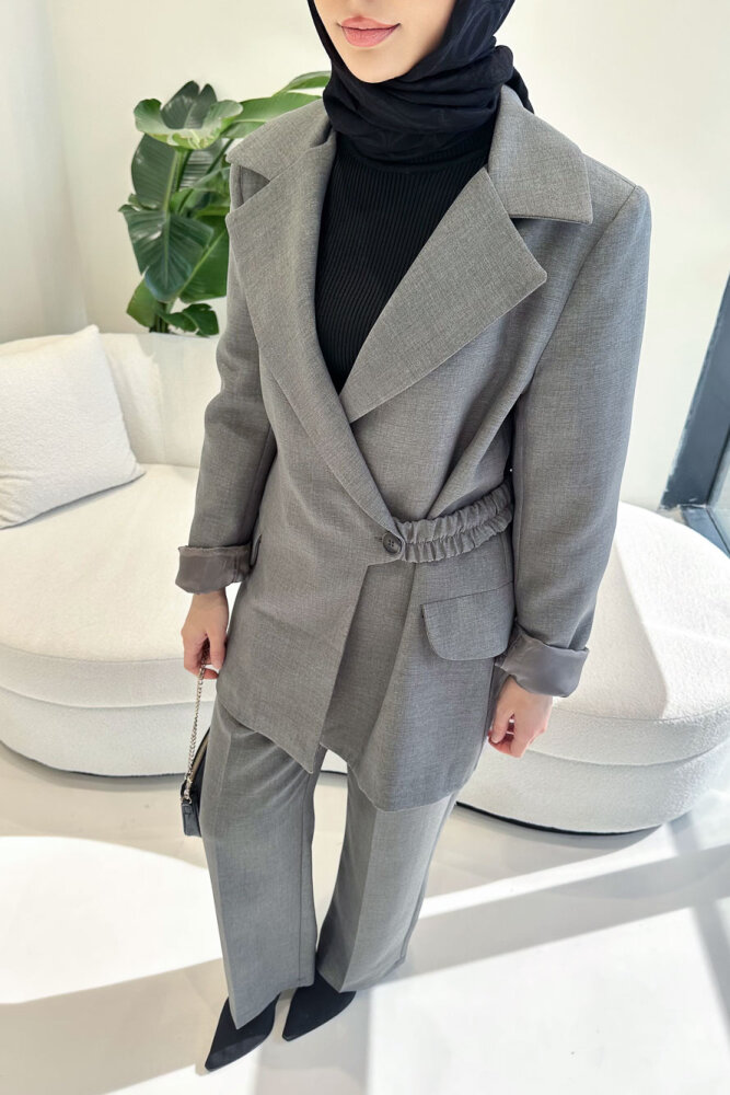 Lior Pantolon Takım - Antrasit - LİNE (1)