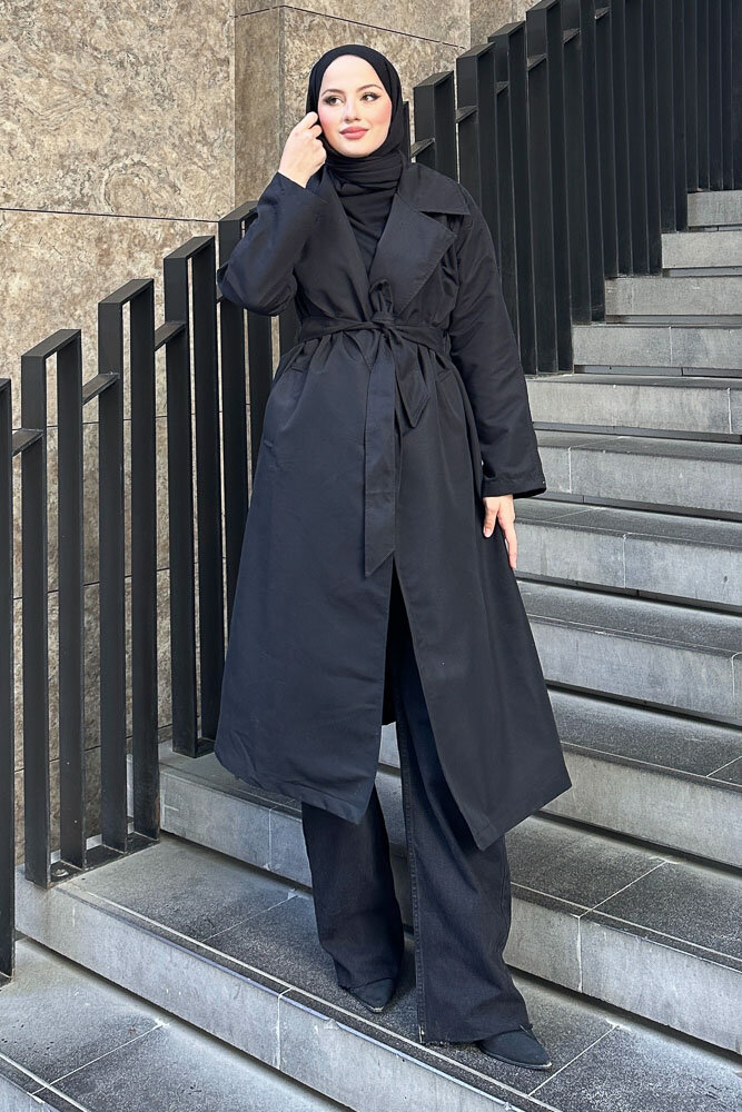 Lisa Trençkot - Siyah - 3