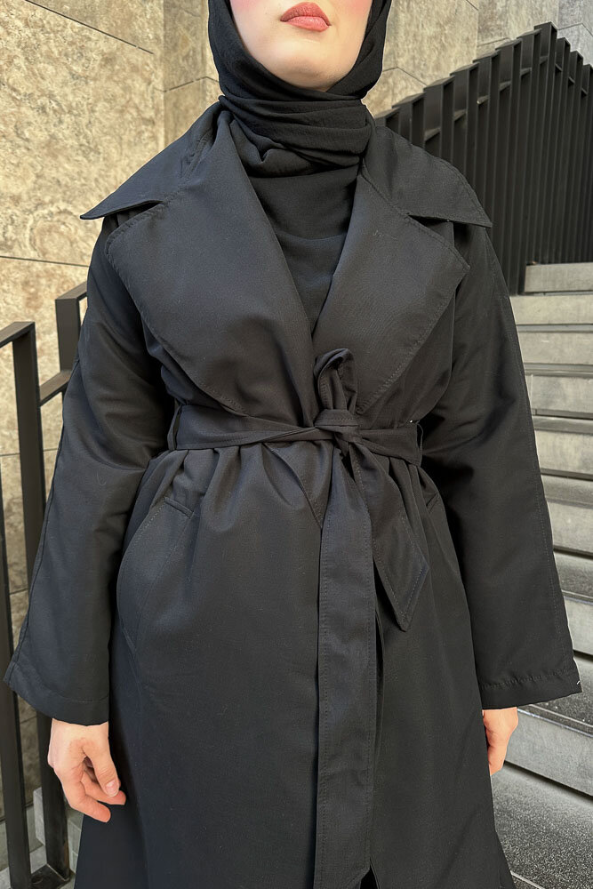 Lisa Trençkot - Siyah - 8