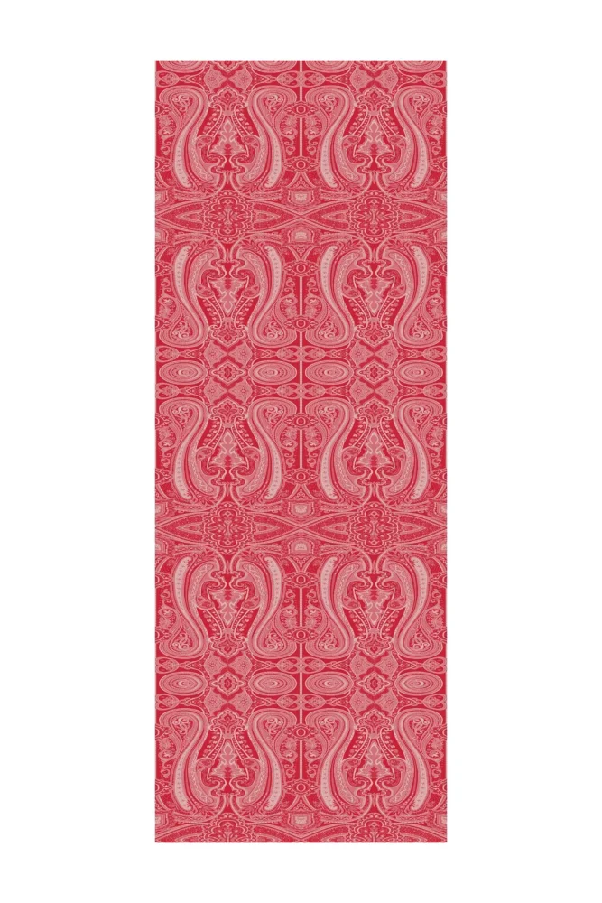 Liva Desen Shine Line Şal - Bordo - Mint Yeşili - 1